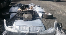 Two stolen luxury cars found chopped up in a trailer bound for Lithuania