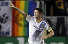 Robbie Keane can't stop scoring - he got another two for the Galaxy last night