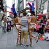 Topless women in Times Square are 'breaking the law'