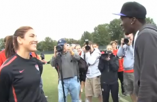 Watch: an MLS player humiliate himself in front of Hope Solo