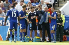 Tropical temperatures led to unique scenes in the Premier League today