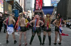 Women set to parade topless through New York