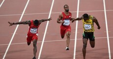 Usain Bolt beats Justin Gatlin by a nose in thrilling World Championship 100m final