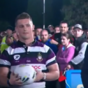 An Irish emigrant had one kick to win $10,000 on an Australian rugby show last week