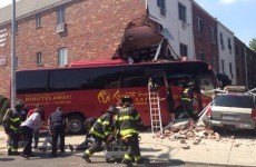 Driver 'critical' and several others injured after bus crashes into building