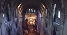 Watch: Drone captures stunning views of inside St Patrick's Cathedral