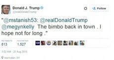 Donald Trump has reignited his bizarre 'period' feud with a Fox News host