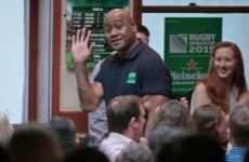 Jonah Lomu leaves unsuspecting punters in a Dublin pub baffled
