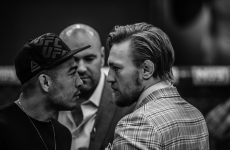 Conor McGregor and Jose Aldo met face to face again last night