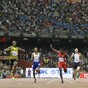 Bolt obliterates Gatlin and the rest of the field to pick up fourth straight 200m world title