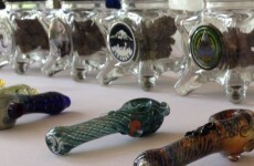 This couple erected a 'weed tent' and gave free weed to guests at their wedding