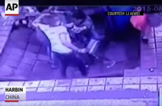 WATCH: Massive sinkhole swallows five people at bus stop in China