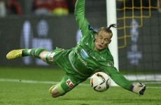 Goalkeeper concedes seven against Dortmund but this triple save was incredible