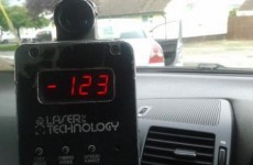 Gardaí clock driver doing 123km per hour in 80km zone