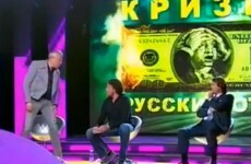 Watch: Russian billionaire attacks opponent on TV