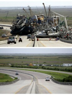 PHOTOS: These then-and-now images show Hurricane Katrina's devastation