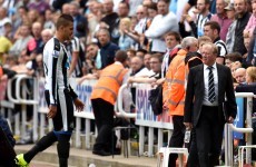 Newcastle's €17.8m signing consolidates bad-boy reputation with straight red card