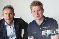 Manchester City have splashed out €71m on former Chelsea playmaker Kevin de Bruyne