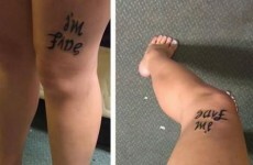 This girl's tattoo contains a powerful message about mental health