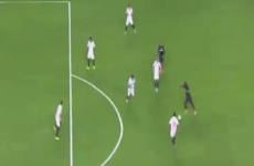 Jackson Martinez's first goal for Atletico Madrid was an absolute peach