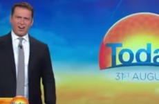 'I am NEVER going back in the water': News anchor left speechless during shark report