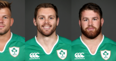 Darren Cave looks like the world's happiest centre in Ireland's squad mugshots