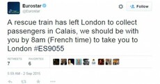 Passengers told to listen for 'walking on roof' as migrants cause Channel Tunnel chaos