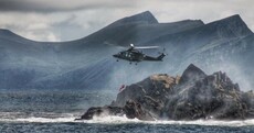 The Mayo coastline looks incredible in this LÉ Orla photo