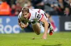 Andrew Trimble handed Ulster start after missing out on RWC squad