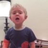Toddler sings Les Mis classic at the top of his little lungs