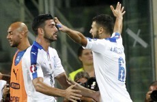 Antonio Candreva's dive against lowly Malta last night was pretty shameful