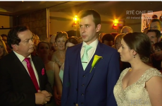Marty Morrissey crashed a wedding live on the Late Late last night