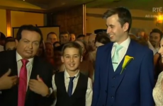 Marty Morrissey crashed a wedding live on the Late Late last night