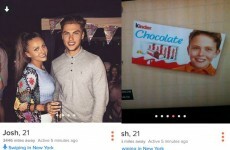 The kid from the Kinder chocolate bars has been spotted on Tinder