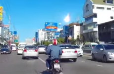 Watch: Fireball streaking down from space shocks commuters in Bangkok