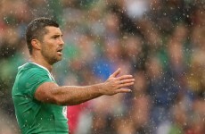 Ireland keeping Rob Kearney on 'moderated' training schedule