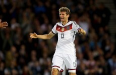 Thomas Muller inspires Germany to victory in Scotland