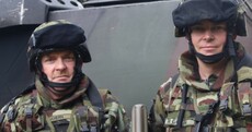 This father and son are going away this month - to Syria