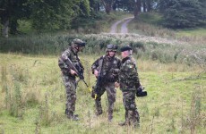 Watch an Irish army unit get ambushed by their enemies (in a drill)
