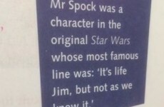 The publisher of a Junior Cert English book has apologised for this mortifying mistake