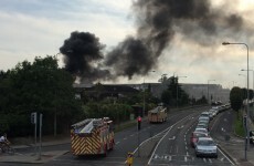Fire fighters tackling large blaze reported in Stillorgan