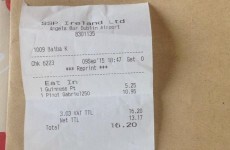 Dublin Airport has defended the whopper price of this glass of wine