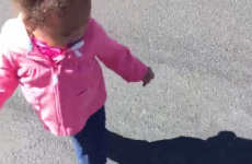 This little girl met her shadow for the first time, and it TERRIFIED her