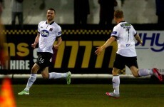 A Dundalk player gave his best Zlatan impression in their 4-0 win over Sligo tonight