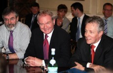 Gerry Adams thinks Peter Robinson is "making a show of himself"