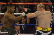 Finished in time for MOTD! Anthony Joshua wins in just 97 seconds