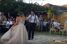 The internet is obsessed with this couple's ridiculous wedding dance