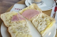 This might just be the most grim ham and cheese sandwich ever spotted in Ireland