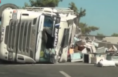 18 hospitalised after a truck carrying thousands of bees crashes on motorway