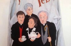 An Irish girl handpainted a Father Ted jacket... and it's amazing
